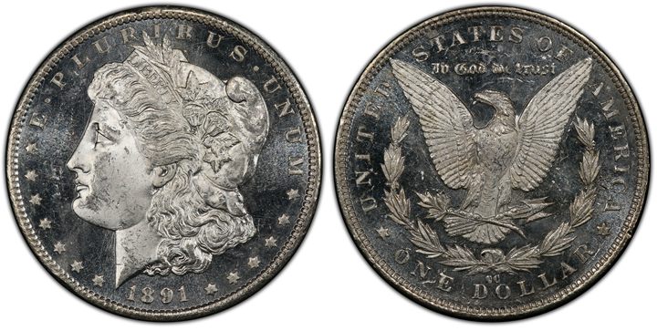 1891 Silver Dollar Error