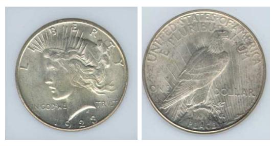 1923 S Silver Dollar Value Fine