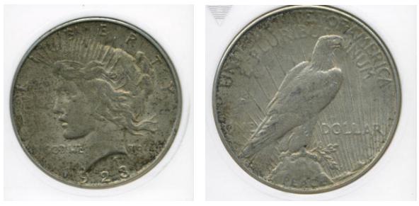 1923 S Silver Dollar Value Good