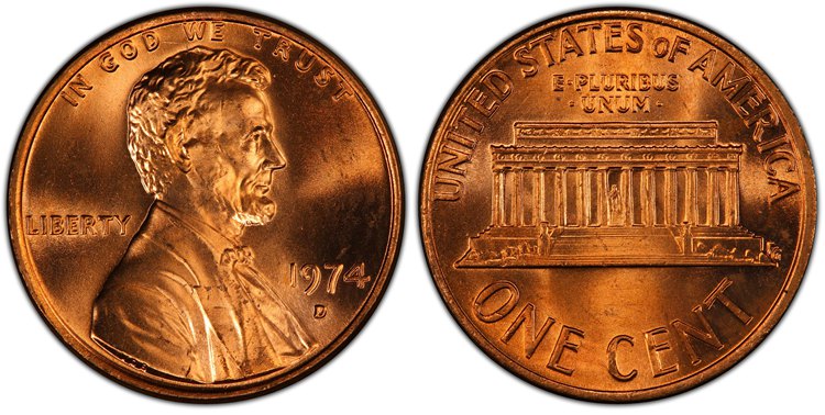 1974 D Penny