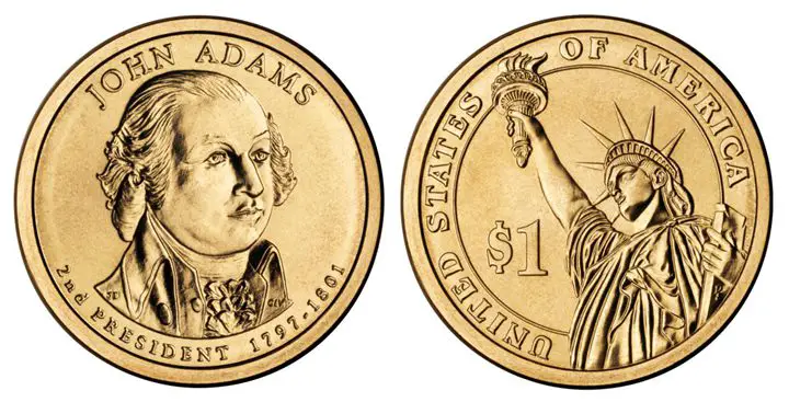 NGC 2007 年 P 约翰亚当斯总统美元价值