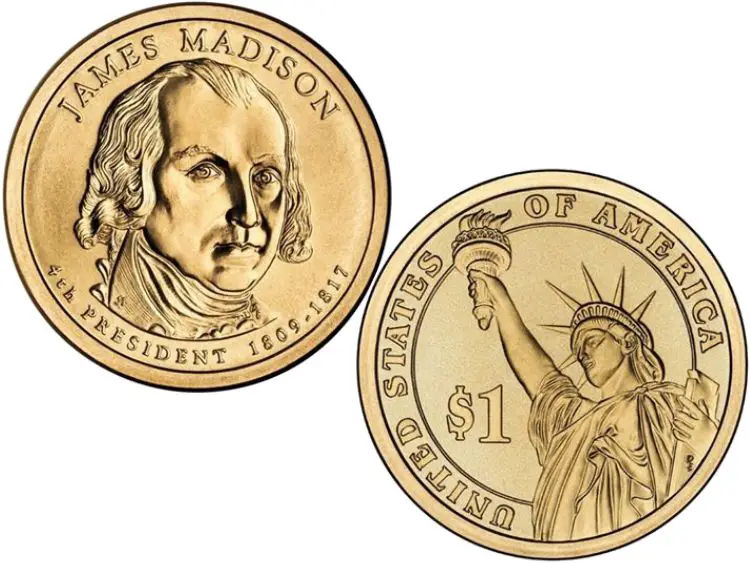 James Madison Dollar Coin Value