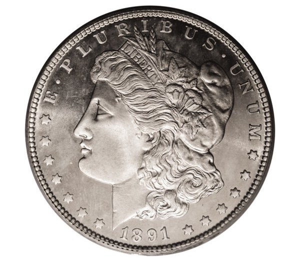 Most Valuable 1891 Morgan Silver Dollar