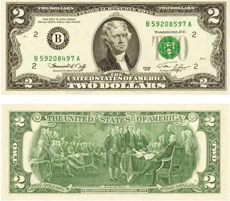 What is the 1976 2 Dollar Bill Value