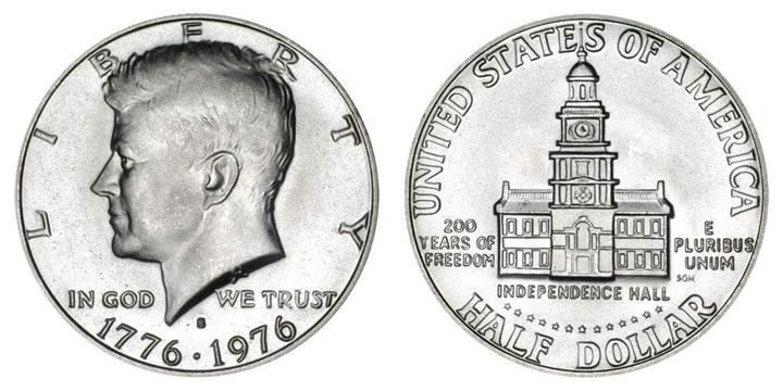 1776 - 1976-S Bicentennial Half Dollar Value