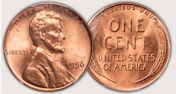 1956 Wheat Penny Value