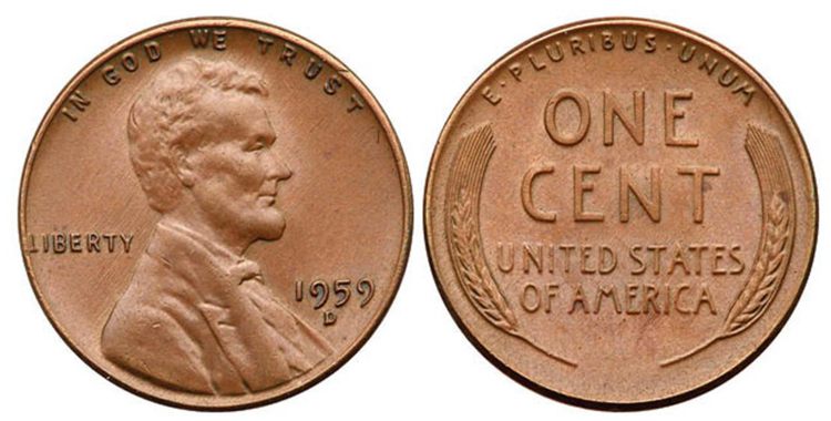 1959 Penny Identification Guide