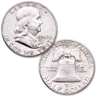 1963 D Half Dollar Value & Coin Chart