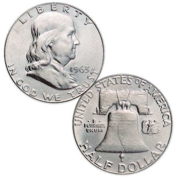 1963 P Half Dollar Value & Coin Chart