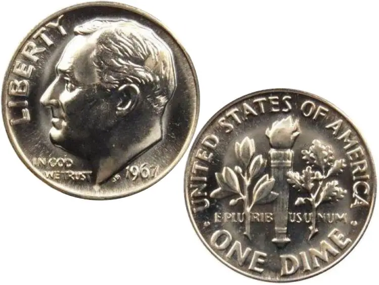 1967 Dime Worth