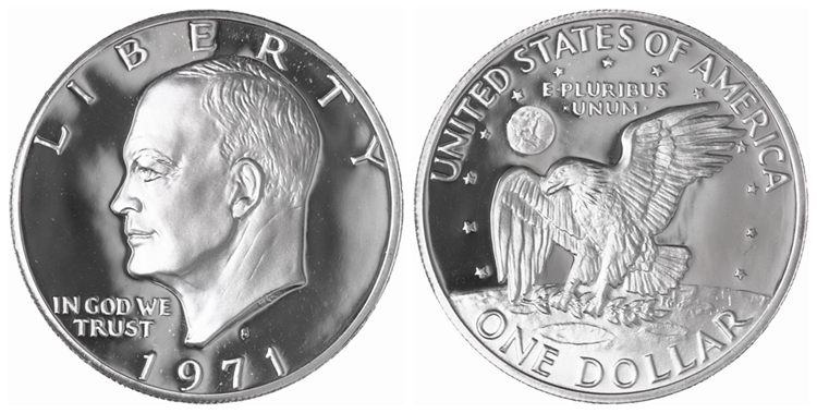 1971-S Proof Silver Dollar