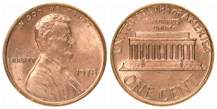 1978 Penny Value (No Mint mark)