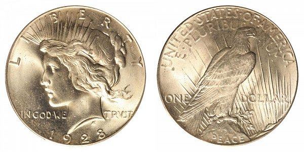 How Much is a 1928 Peace Silver Dollar Worth
