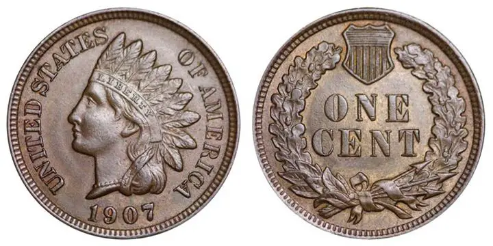 The 1907 Indian Head Penny