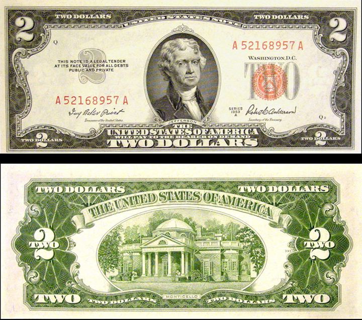 What Does a 1953 $2 Bill Look Like