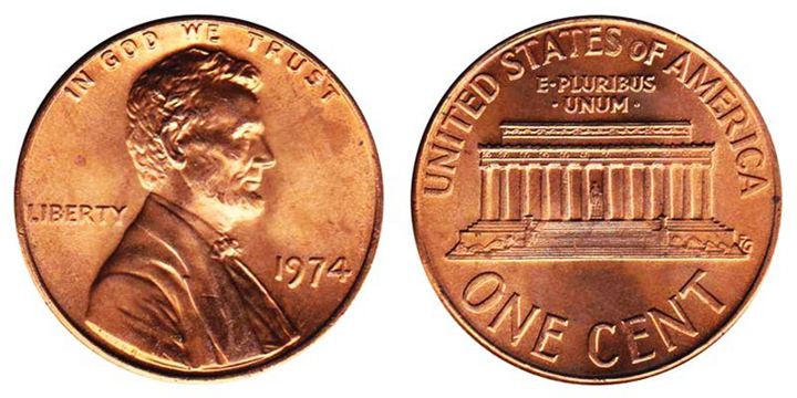 What Does a 1974 Penny Look Like
