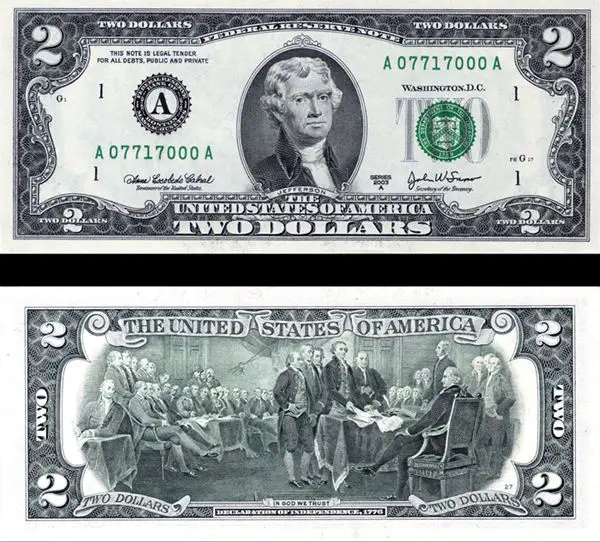 How Much Is a 2003 2 Bill Worth