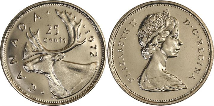What is the Value of the 1972 Canadian Quarter Coin