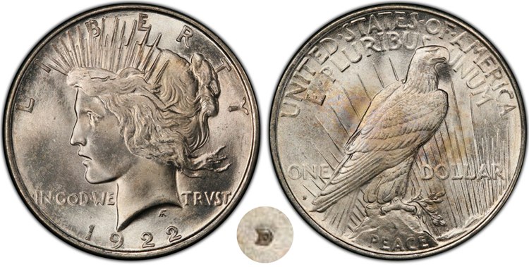 1922-D Silver Dollar
