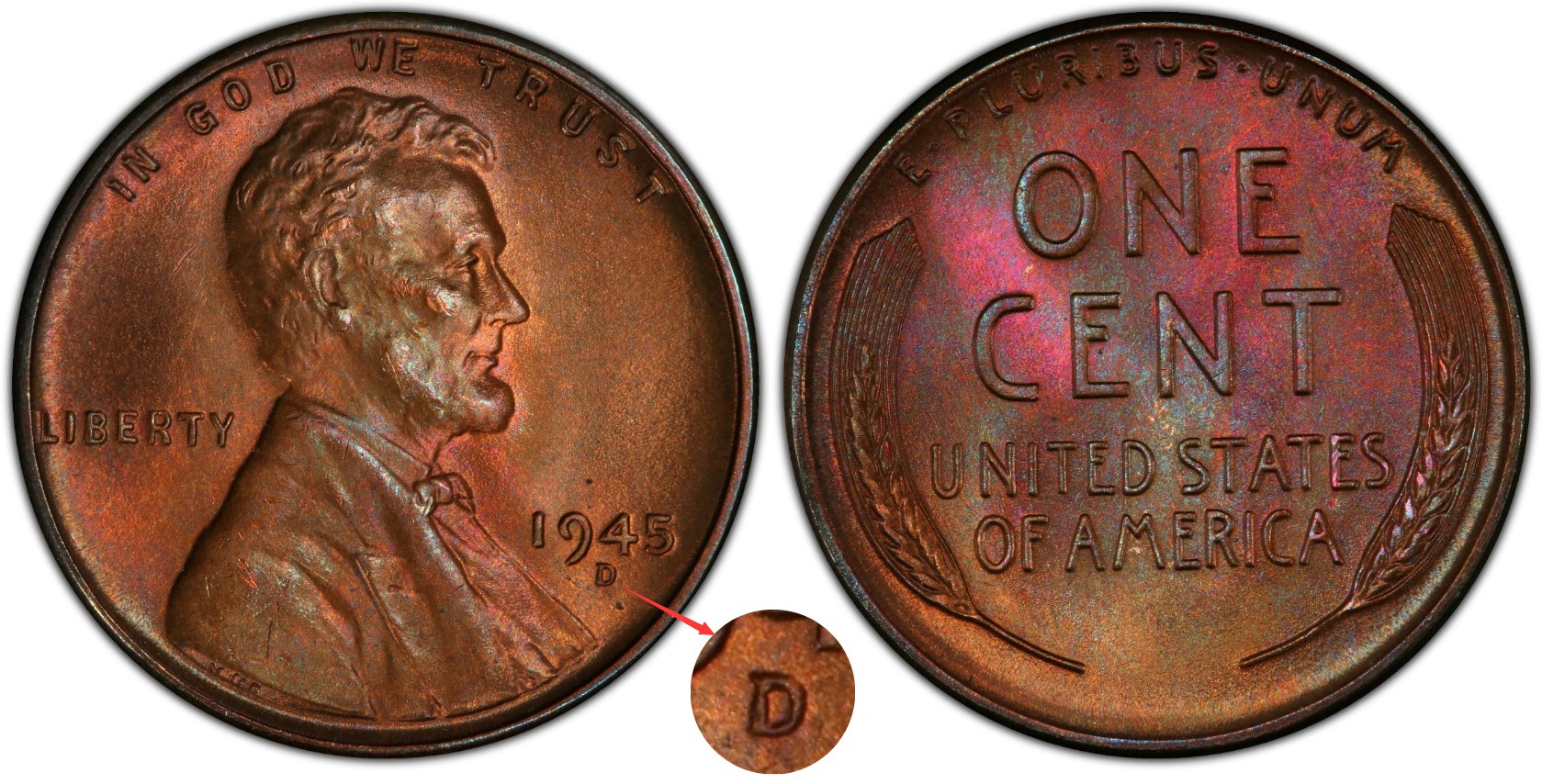 1945 D Wheat Penny