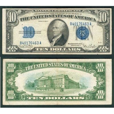 $10 Silver Certificates