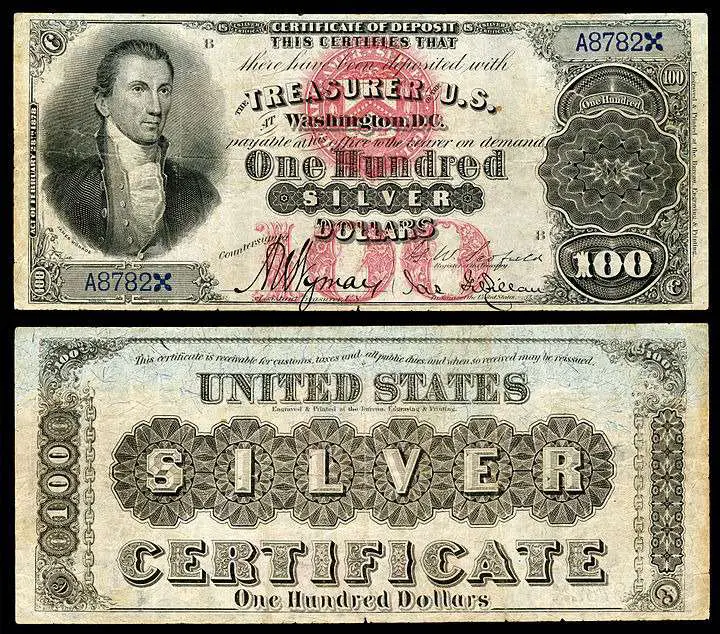 $100 Silver Certificates