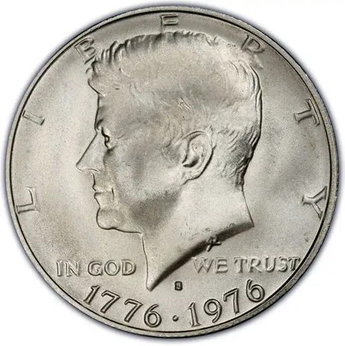 1776 to 1976 Half Dollar Obverse
