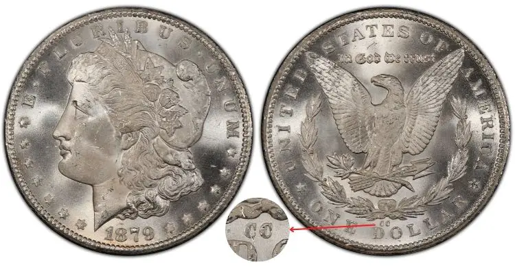 1879 CC Morgan Silver Dollar