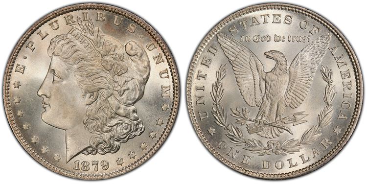 1879 Morgan Silver Dollar No Mint Mark