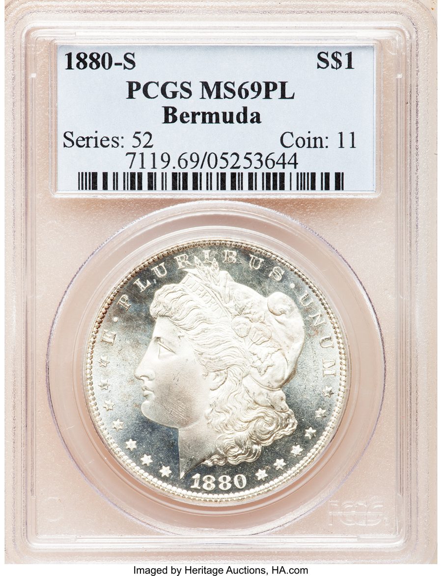 1880-S $1 MS69 Sold on Oct 14, 2011 for $86,250.00