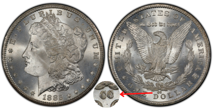 1884 CC Morgan Silver Dollar