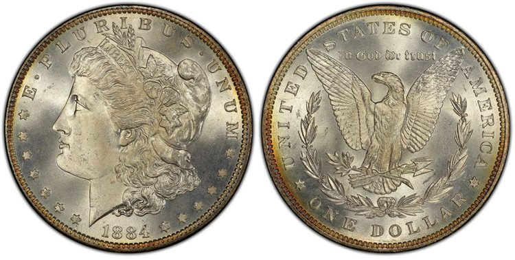 1884 Morgan Silver Dollar
