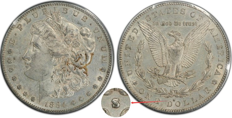 1884 S Morgan Silver