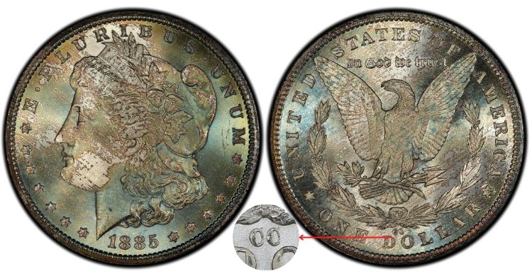 1885 CC Morgan Silver