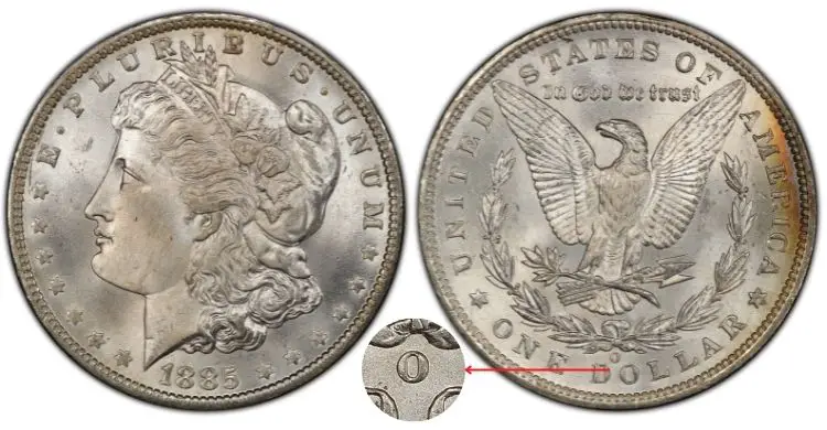 1885 O Morgan Silver