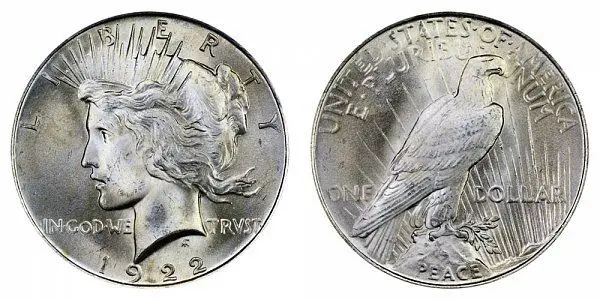 1922 Peace Silver Dollar Identification Guide