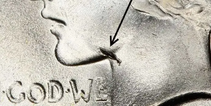 1923 Silver Dollar Whisker Jaw Error