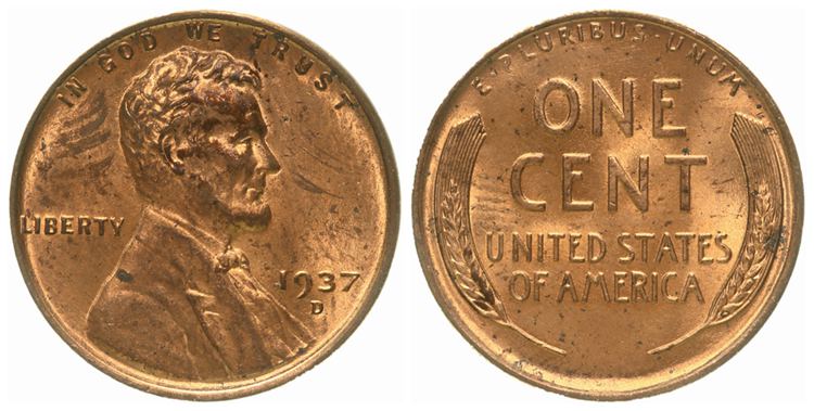 1937-D Wheat Penny