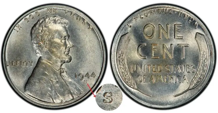 1944 S Steel Penny