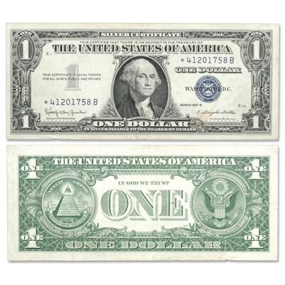 1957B Silver Certificate Value