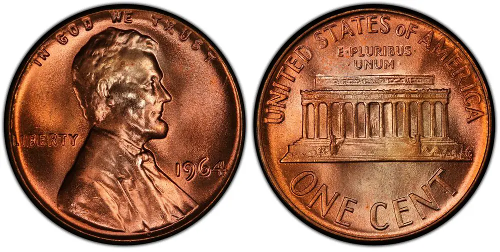 1964 Penny No Mint Mark