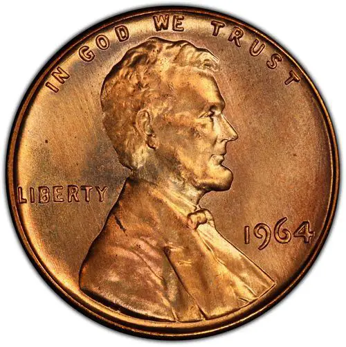 1964 Penny Obverse