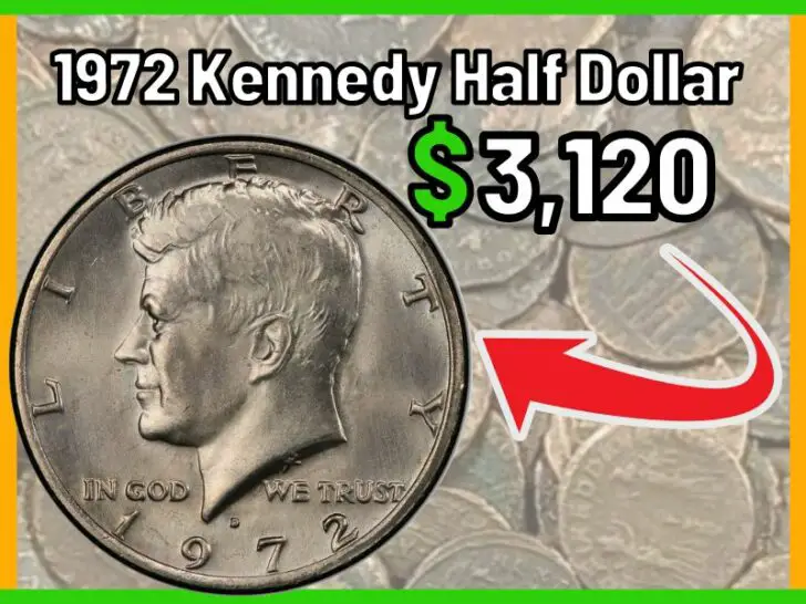 1972 Kennedy Half Dollar Value and Price Chart