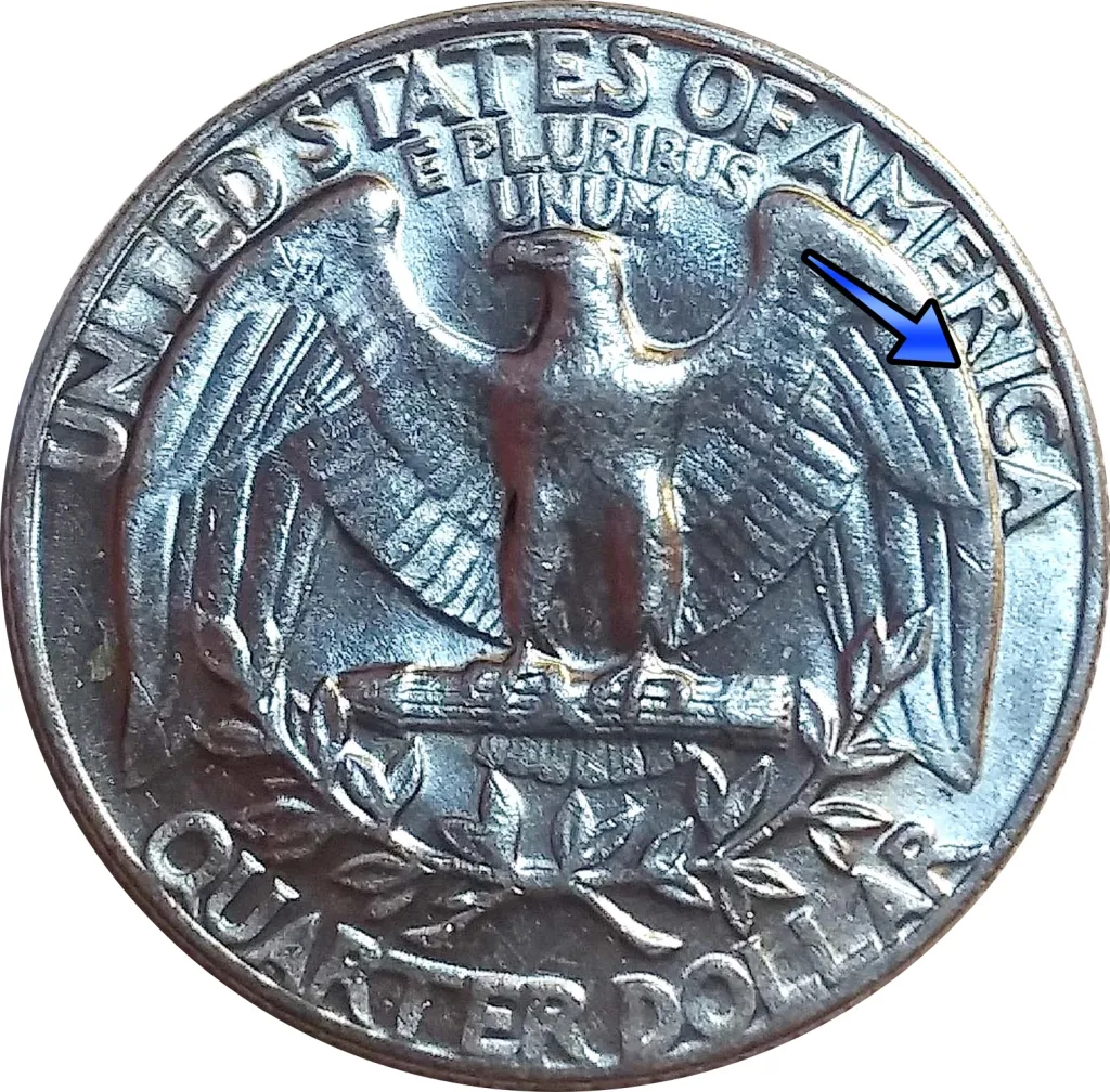 1974 Washington Doubled Die Reverse Quarter