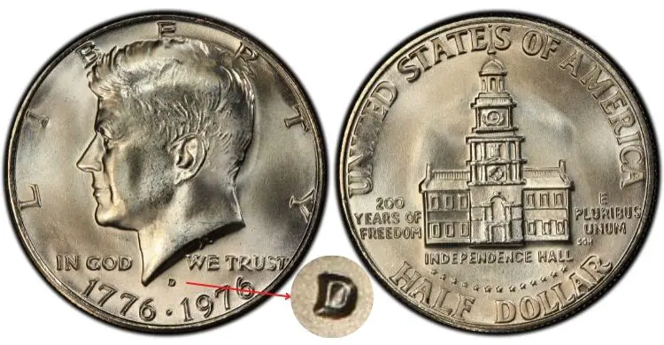 1976 D Half Dollar