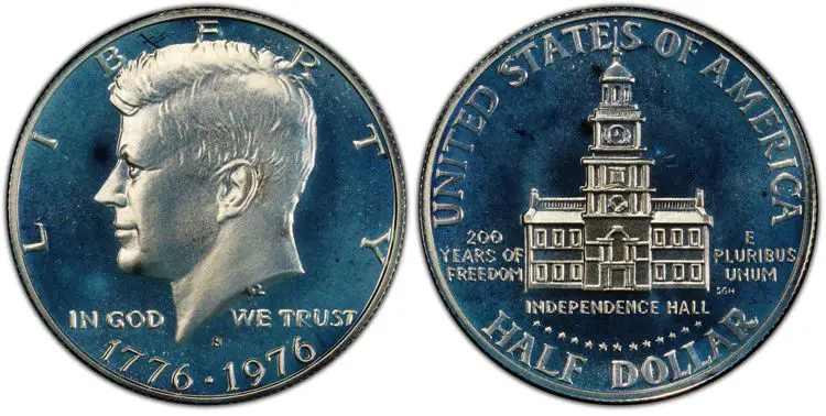 1976 S Proof Silver Half Dollar
