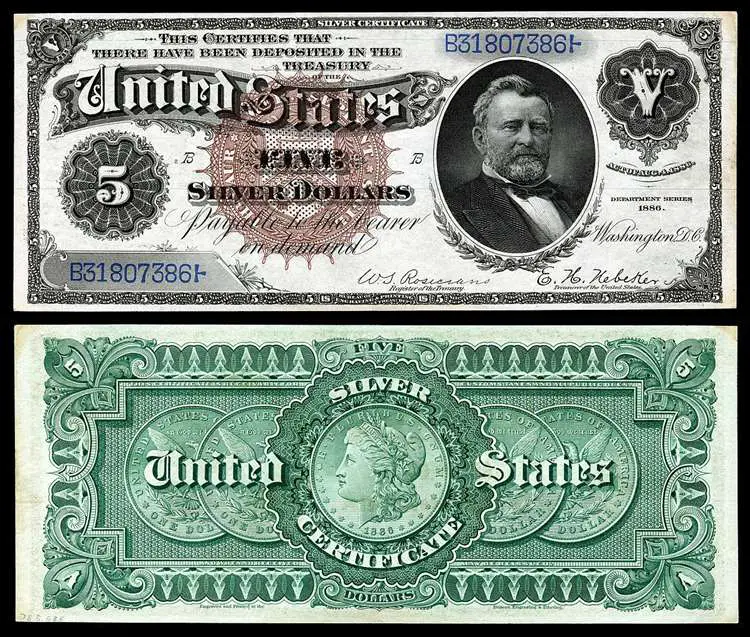 $5 Silver Certificates