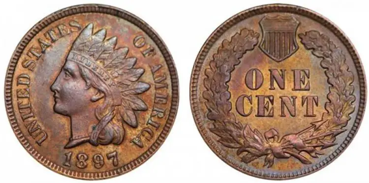 1897 Indian Head Penny