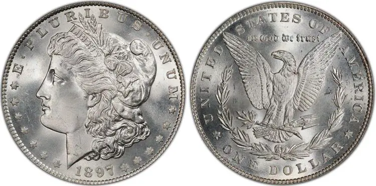 1897 Morgan Silver Dollar Value & Price Chart