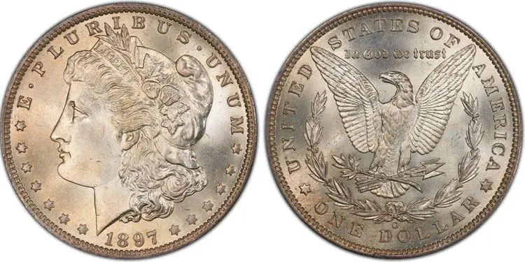 1897 O Morgan Silver Dollar Value & Price Chart